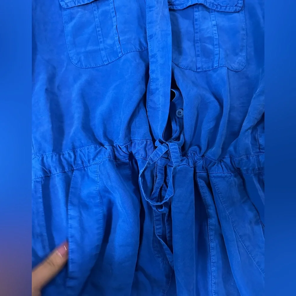 New💙 Electric Blue Utility Romper – Effortlessly Cool & Comfy - Picture 7 of 7